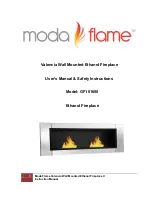 Moda flame GF101650 User Manual preview