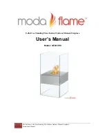 Preview for 1 page of Moda flame GF203700 User Manual