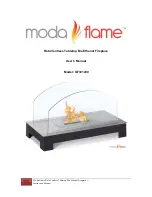 Preview for 1 page of Moda flame GF301200 User Manual