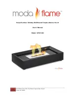 Moda flame GF301400 User Manual preview