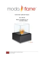 Preview for 1 page of Moda flame GF301500BK User Manual