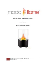 Preview for 1 page of Moda flame GF301750BK User Manual