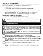 Preview for 9 page of Moda flame MFE5035C Owner'S Manual