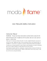 ModaFlame GF101694 User Manual And Safety Instruction preview