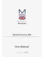 Modal Electronics 002R User Manual preview