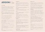 Preview for 2 page of Modal Electronics ARGON8 Quick Start Manual