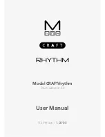 Preview for 1 page of Modal CRAFTrhythm User Manual