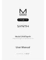 Preview for 1 page of Modal craftsynth User Manual