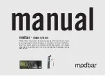 Предварительный просмотр 1 страницы modbar NEW STEAM Manual