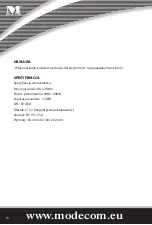 Preview for 10 page of Mode com MC-2007 User Manual