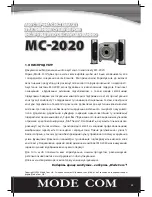 Preview for 23 page of Mode com Mc-2020 User Manual