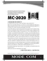 Preview for 35 page of Mode com Mc-2020 User Manual