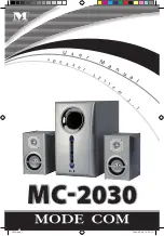 Preview for 1 page of Mode com MC-2030 User Manual