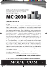 Preview for 11 page of Mode com MC-2030 User Manual