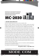 Preview for 19 page of Mode com MC-2030 User Manual