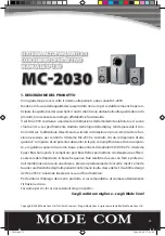 Preview for 35 page of Mode com MC-2030 User Manual