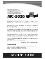 Preview for 3 page of Mode com MC-5020 User Manual