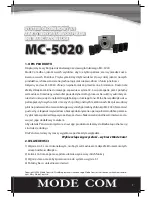 Preview for 7 page of Mode com MC-5020 User Manual