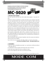 Preview for 11 page of Mode com MC-5020 User Manual