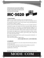 Preview for 15 page of Mode com MC-5020 User Manual