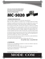 Preview for 19 page of Mode com MC-5020 User Manual