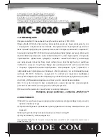 Preview for 23 page of Mode com MC-5020 User Manual