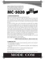 Preview for 27 page of Mode com MC-5020 User Manual