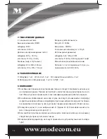 Preview for 34 page of Mode com MC-5020 User Manual