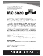 Preview for 35 page of Mode com MC-5020 User Manual