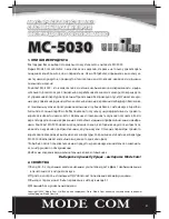 Preview for 31 page of Mode com MC-5030 Instruction Manual