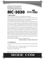 Preview for 39 page of Mode com MC-5030 Instruction Manual