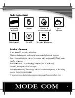 Preview for 3 page of Mode com MC-6100 Wi-Fi User Manual