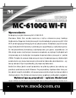 Preview for 18 page of Mode com MC-6100 Wi-Fi User Manual