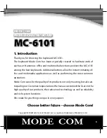 Предварительный просмотр 3 страницы Mode com MC-6101 User Manual