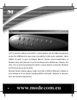 Preview for 10 page of Mode com MC-6101 User Manual