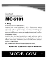 Предварительный просмотр 13 страницы Mode com MC-6101 User Manual