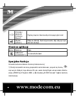 Preview for 20 page of Mode com MC-6101 User Manual