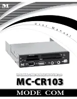 Mode com MC-CR103 User Manual preview