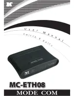 Предварительный просмотр 1 страницы Mode com MC-ETH08 User Manual