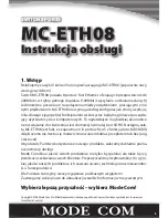 Предварительный просмотр 5 страницы Mode com MC-ETH08 User Manual