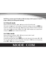 Preview for 15 page of Mode com Ypso User Manual