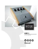 Preview for 1 page of Mode Machines KRP-1 Manual