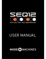 Preview for 1 page of Mode Machines SEQ12 User Manual