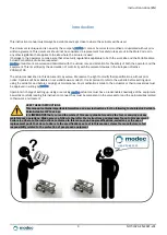 Предварительный просмотр 3 страницы modec JA73 Instruction Manual