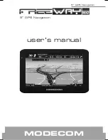 Preview for 1 page of Modecom 5 GPS navigation User Manual