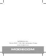 Предварительный просмотр 24 страницы Modecom Connection UNI MODE Series User Manual