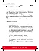 Preview for 4 page of Modecom freetab 1003 User Manual