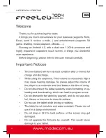 Preview for 4 page of Modecom Freetab 7004 HD PLUS X2 3G PLUS Dual User Manual