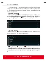 Preview for 40 page of Modecom Freetab 7004 HD PLUS X2 3G PLUS Dual User Manual