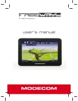 Modecom FreeWay MX3 User Manual preview